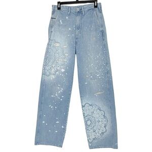 GStar Lintell High Dad Jeans Womens Size 8 Waist 29 G-Star Raw Restored Denim